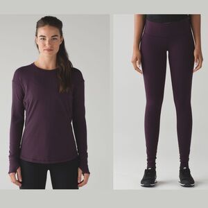 Lululemon *FULL SET* black cherry